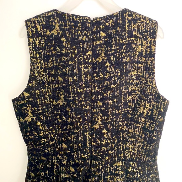 Veto Moda I Classy Black and Gold Dress - Picture 3 of 6